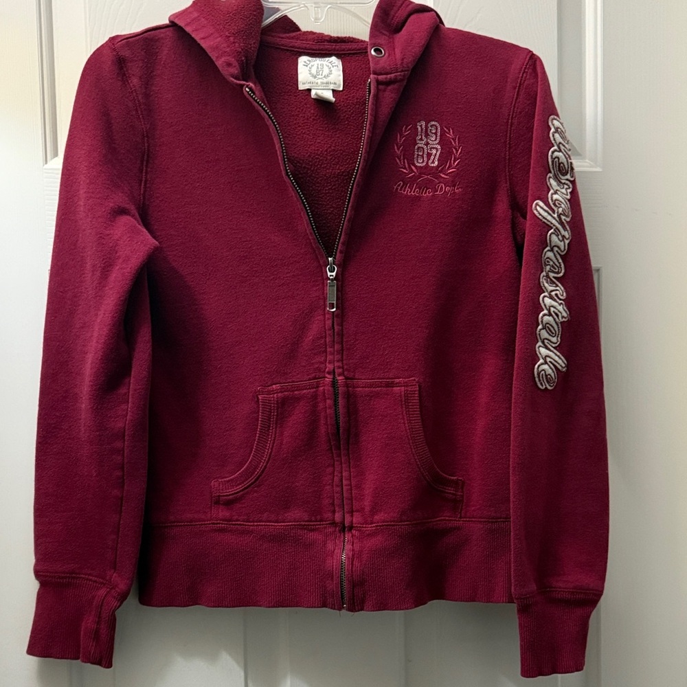 Aeropostale Burgundy Girls Hoodie
